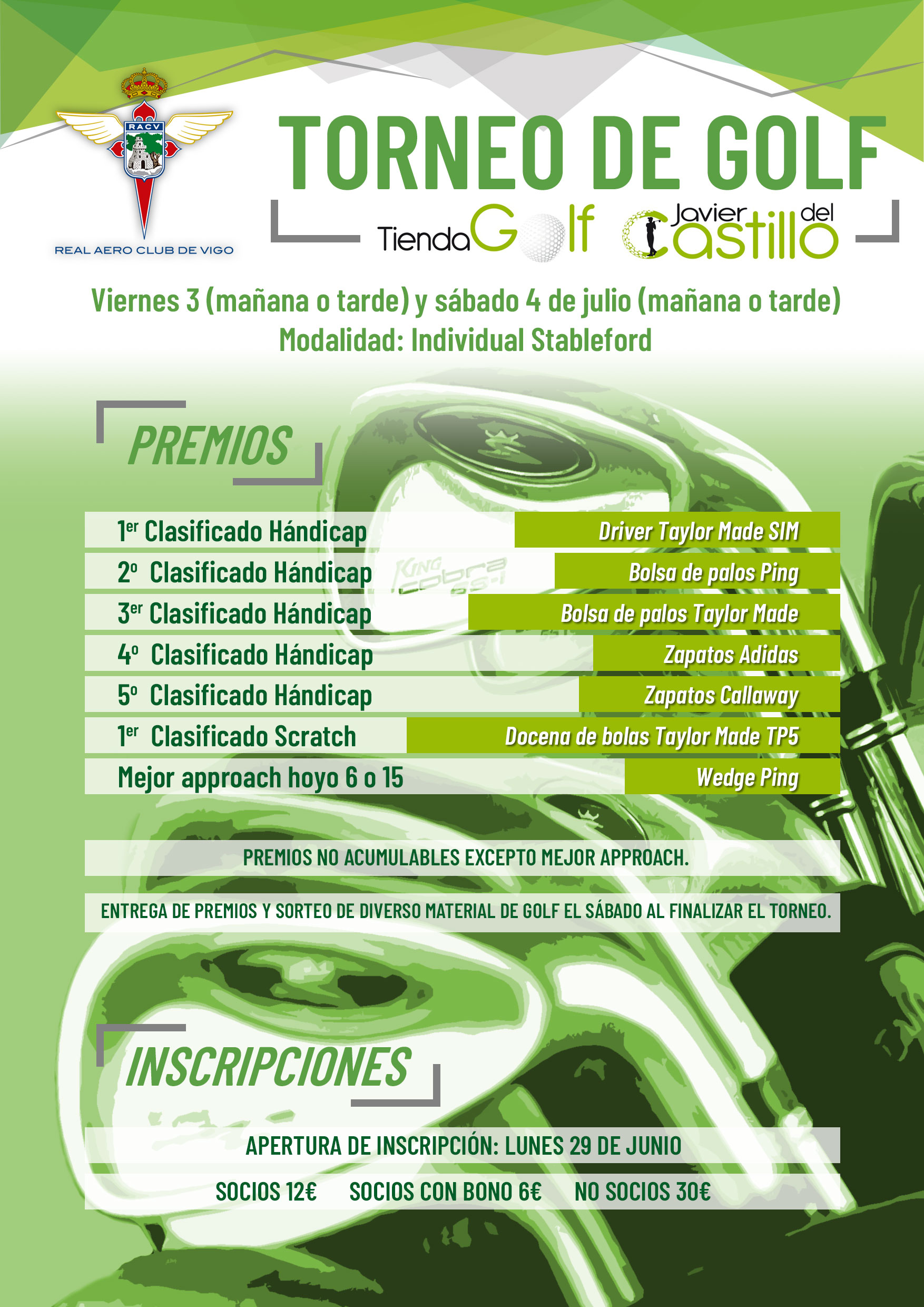 Torneo Tienda de Golf Javier del Castillo
